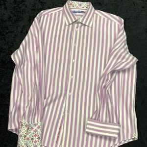 Robert Graham Button Down Long Sleeve Dress Shirt